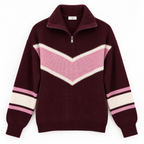 Maglia College mezza zip