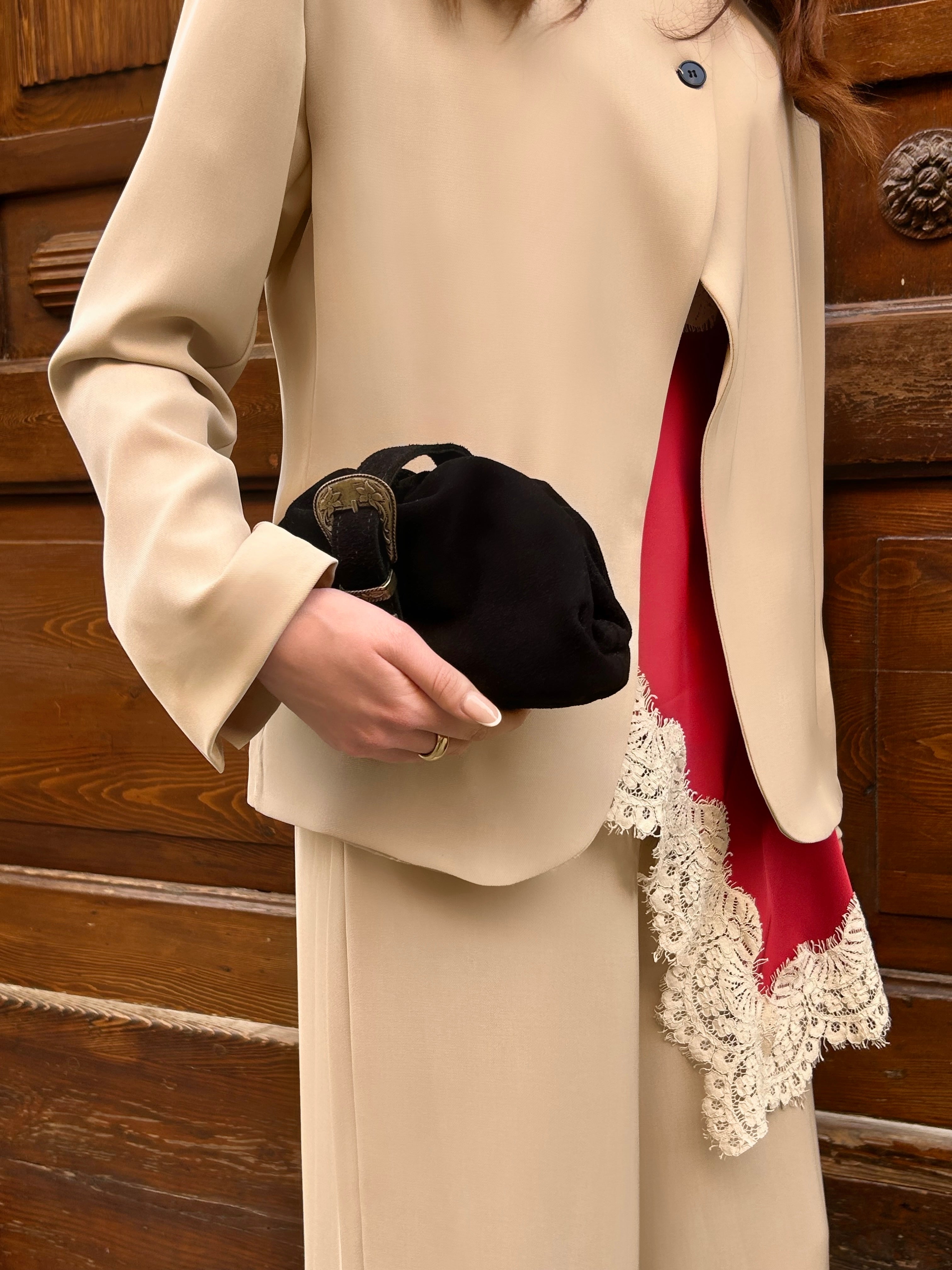 Pochette con fibbia