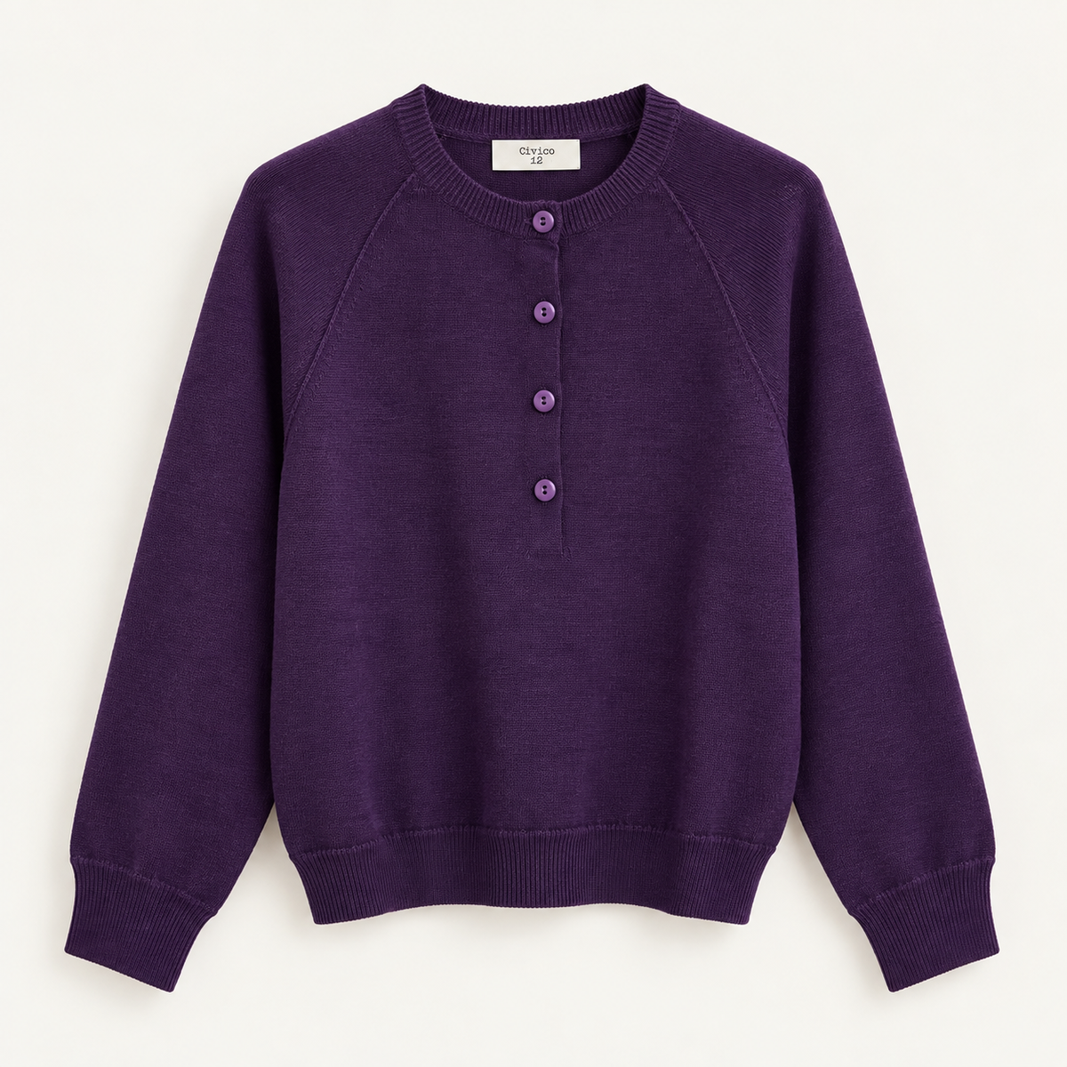 Maglia Serafino girocollo