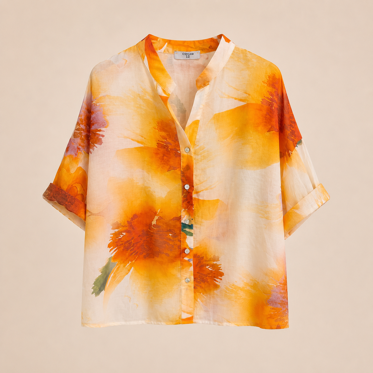 Camicia multicolor