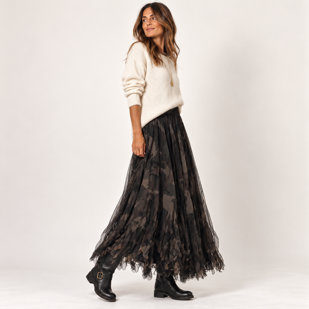 Gonna Tulle Camouflage