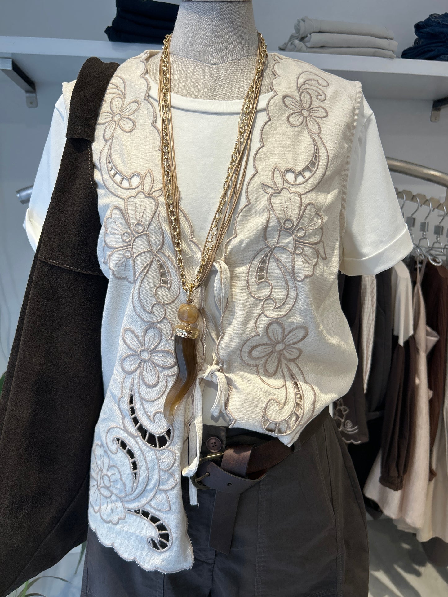 Gilet floreale
