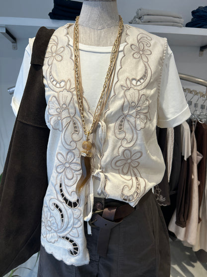 Gilet floreale