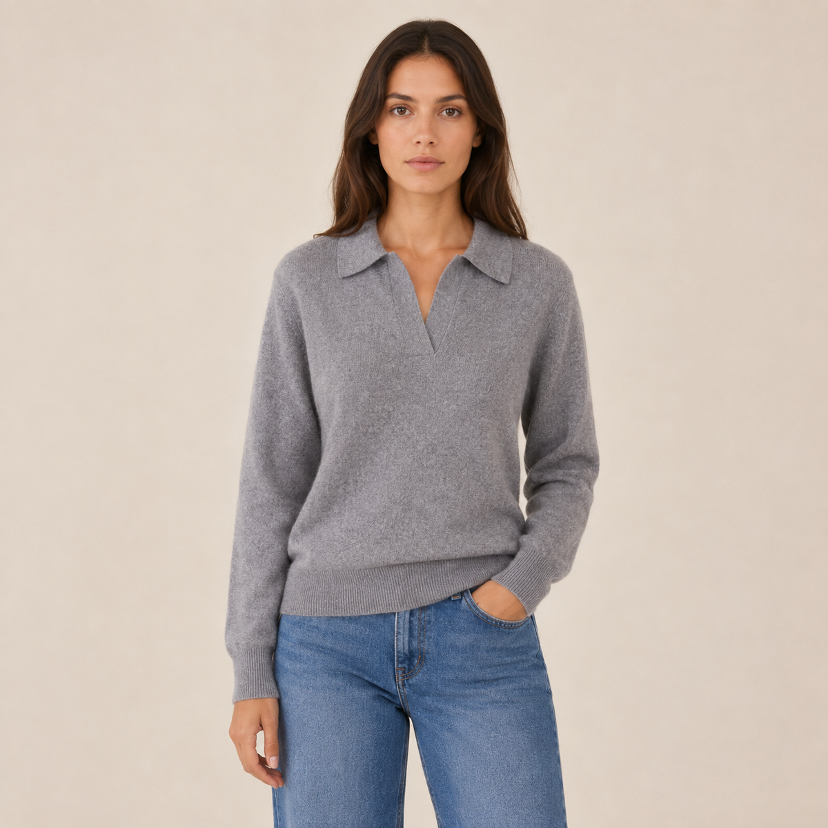 Maglione con colletto