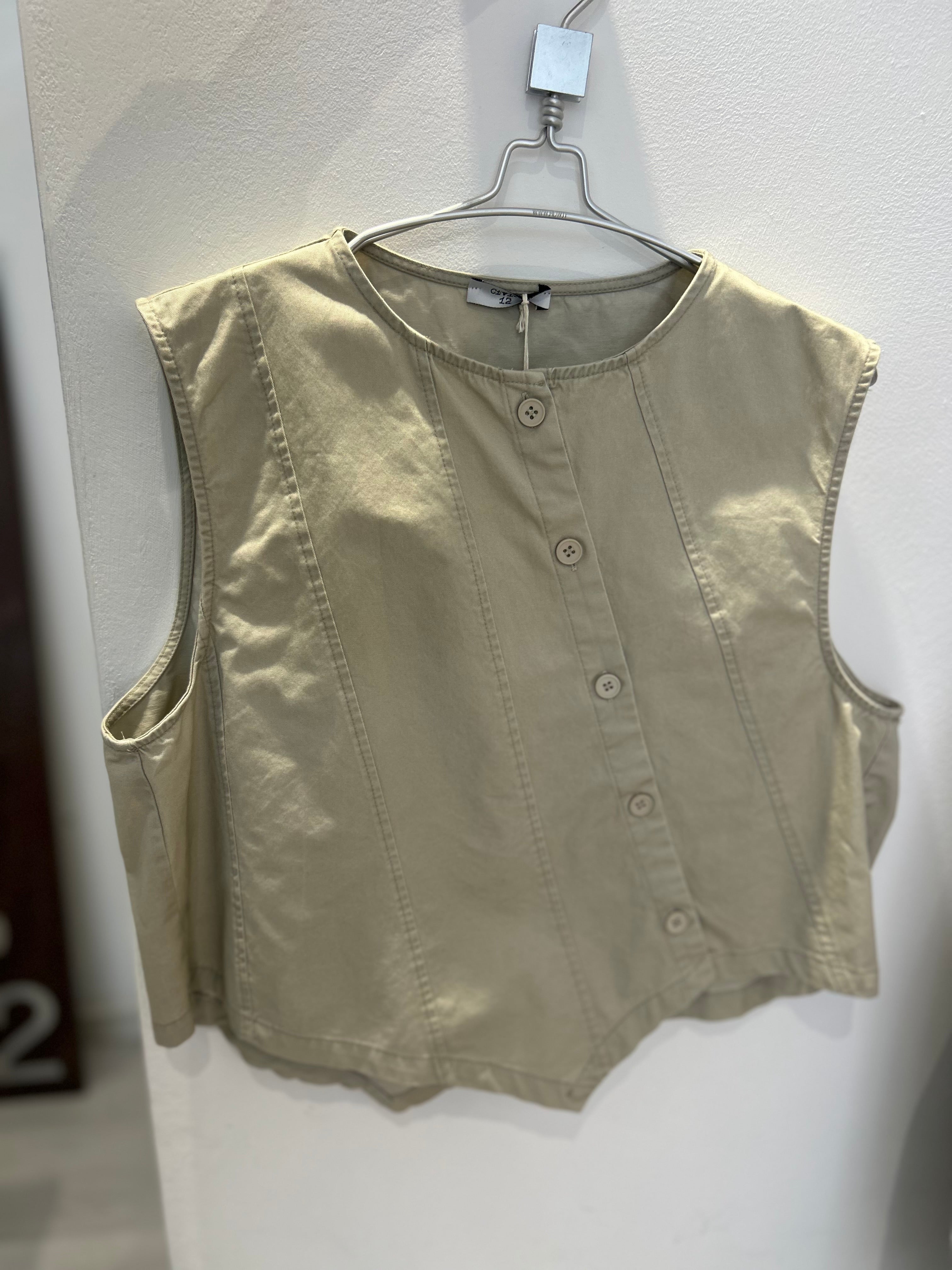 Gilet asimmetrico