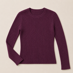Maglia a costine con lurex