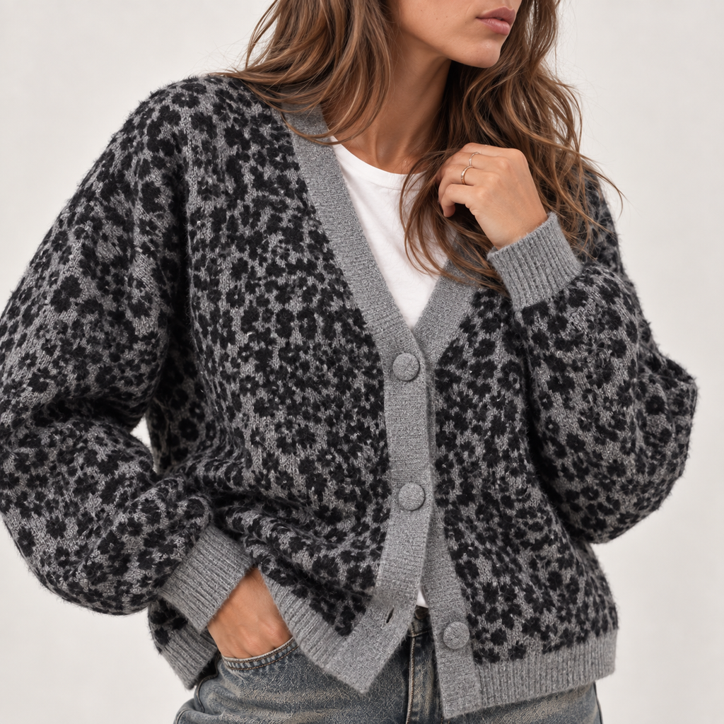 Cardigan Animalier