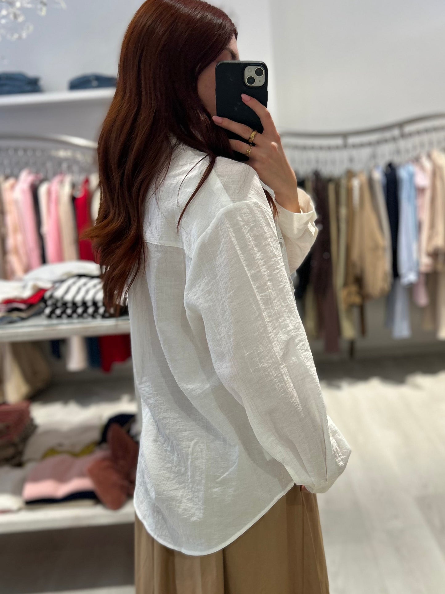 Camicia con ricami