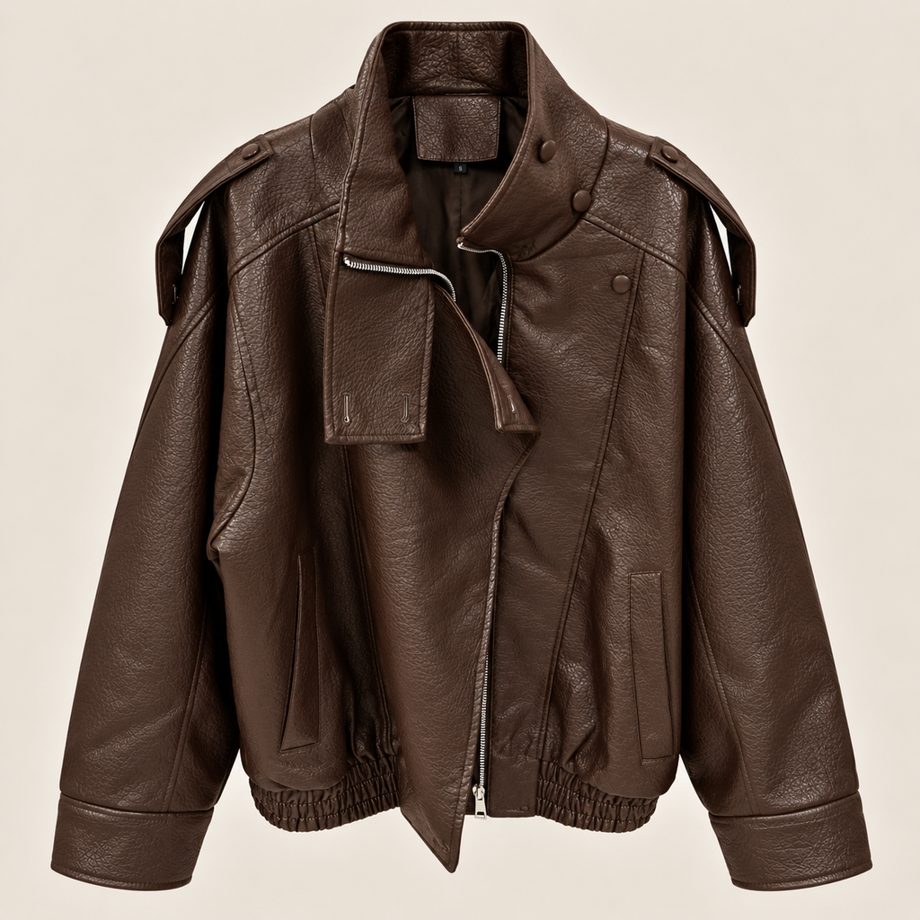 Bomber eco pelle star