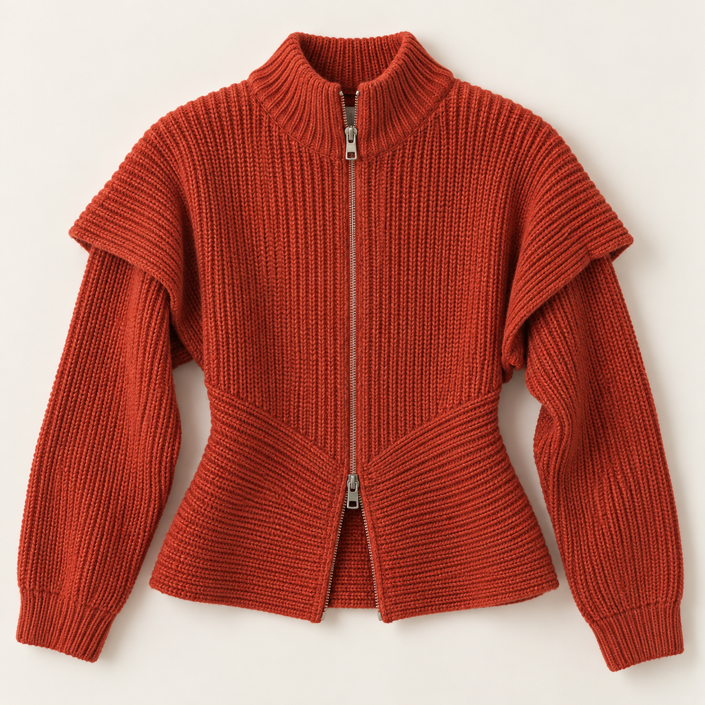 Cardigan zip