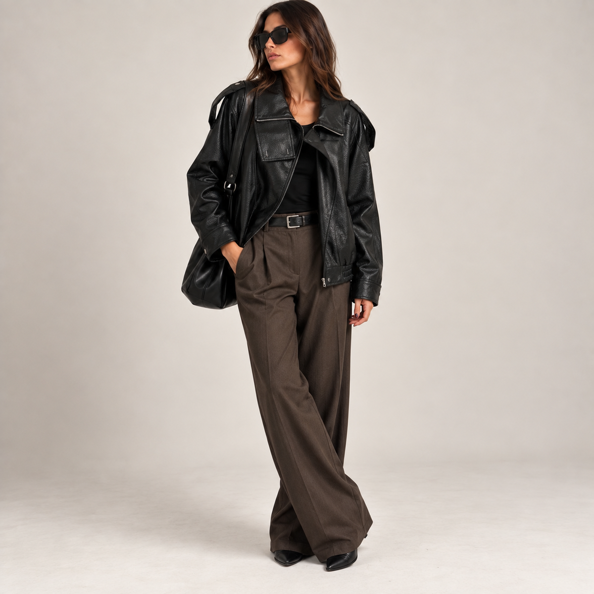 Bomber eco pelle star