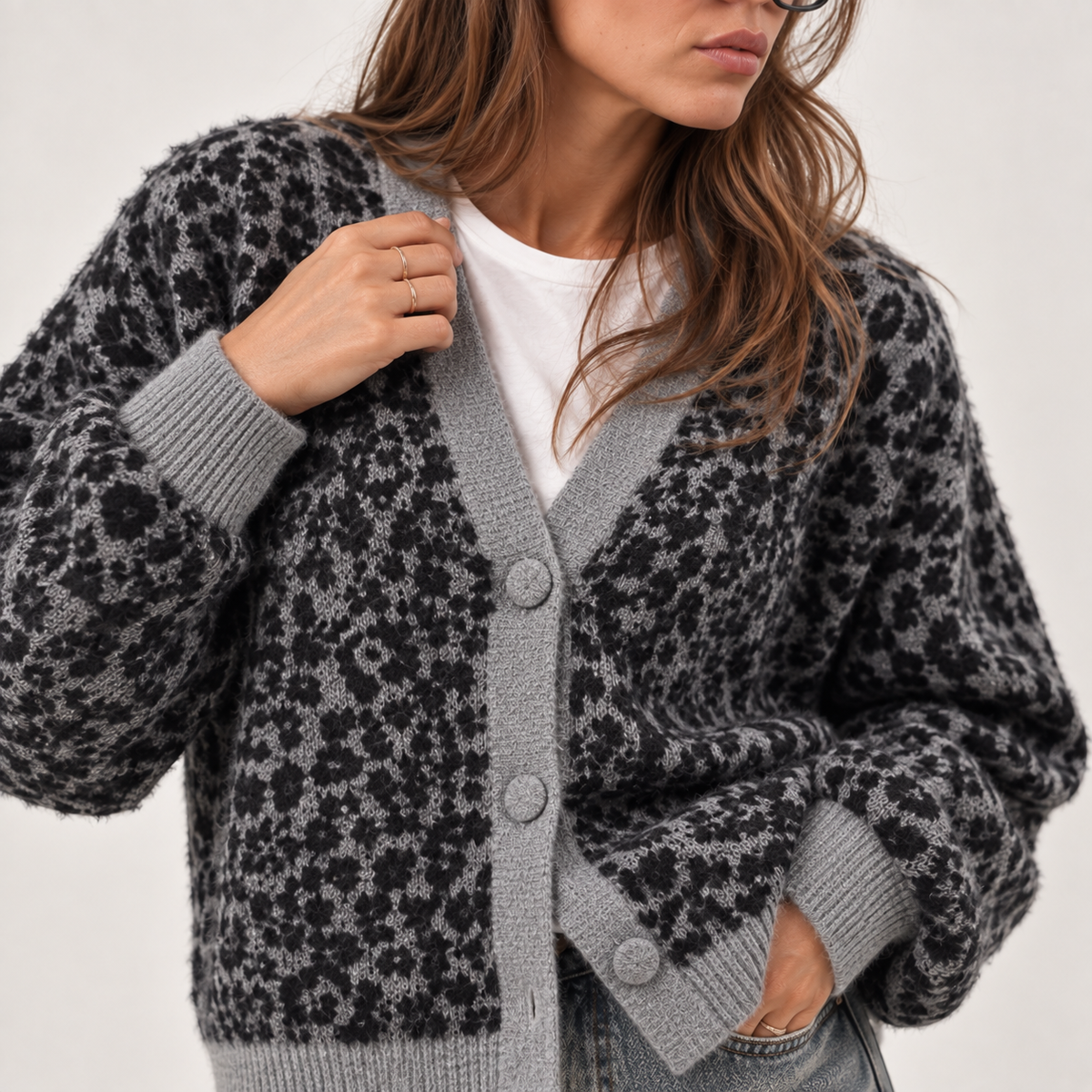Cardigan Animalier