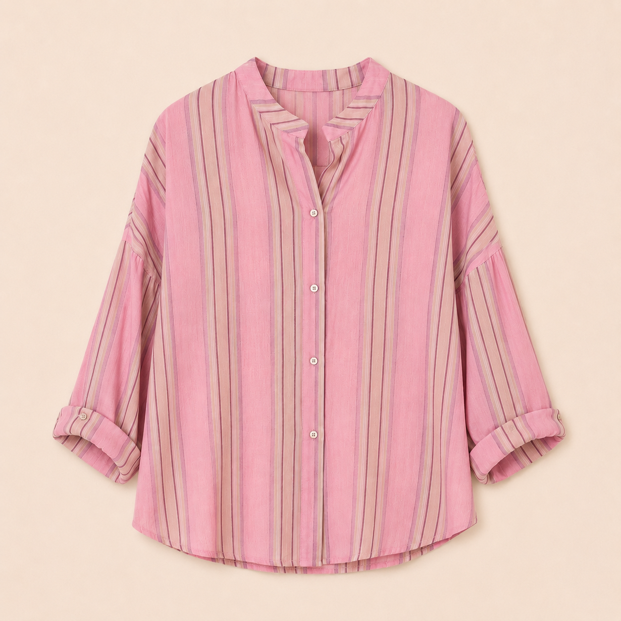 Camicia a righe orizzontali