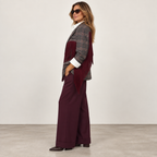 Blazer cuore frange