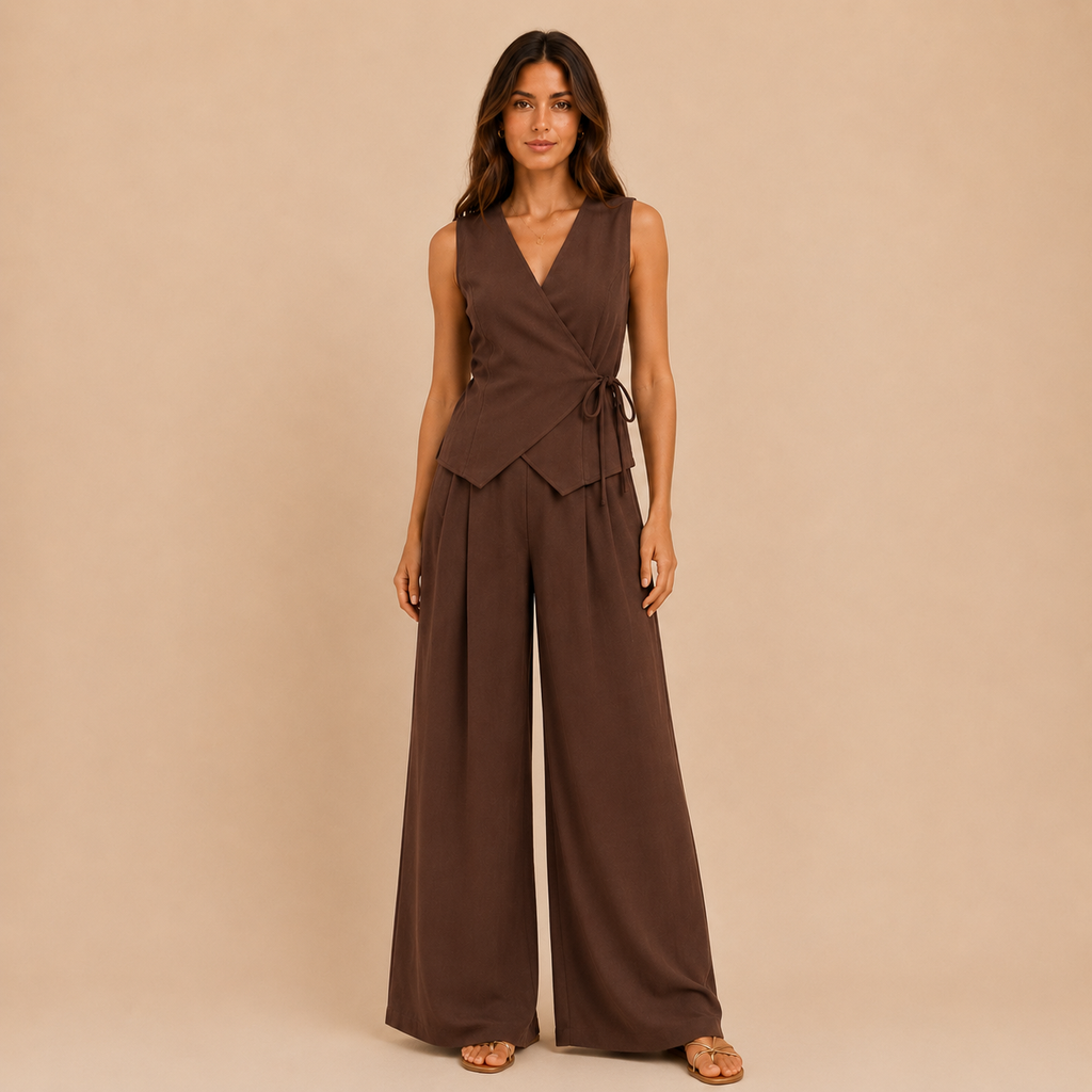 Cordinato gilet e pantalone