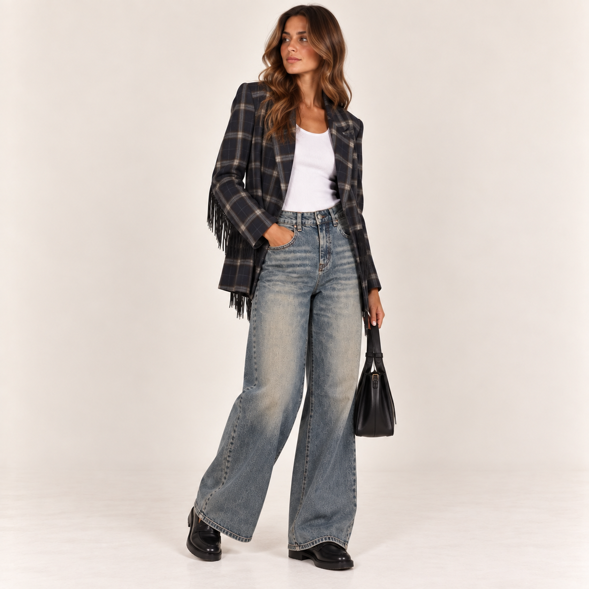 Blazer con frange