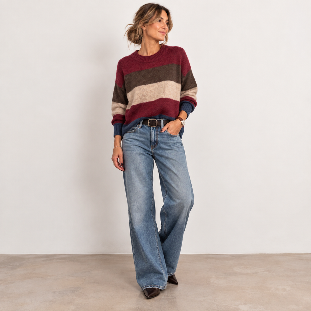 Maglia riga larga