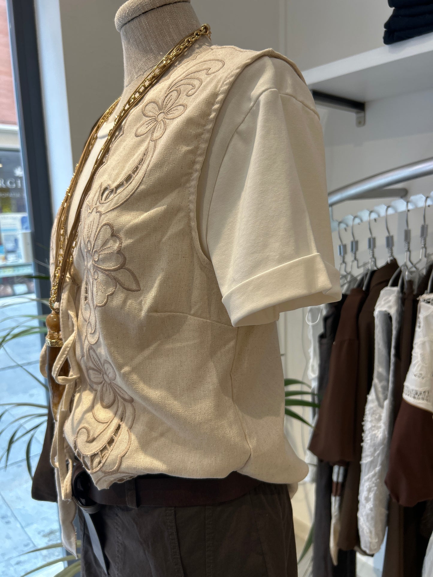 Gilet floreale