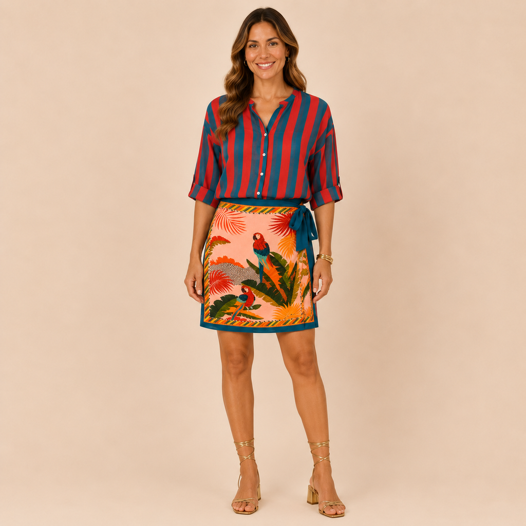 Camicia a righe