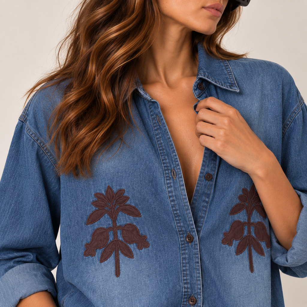 Camicia ricamo