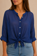 Camicia Blu elettrico