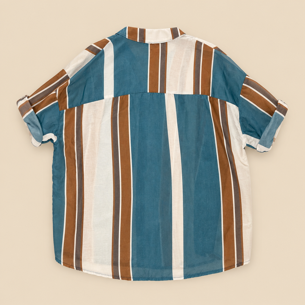 Camicia righe multicolor