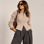 Cardigan zip