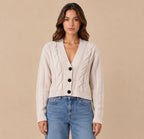 Cardigan con bottoni
