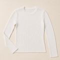 Maglia a costine con lurex