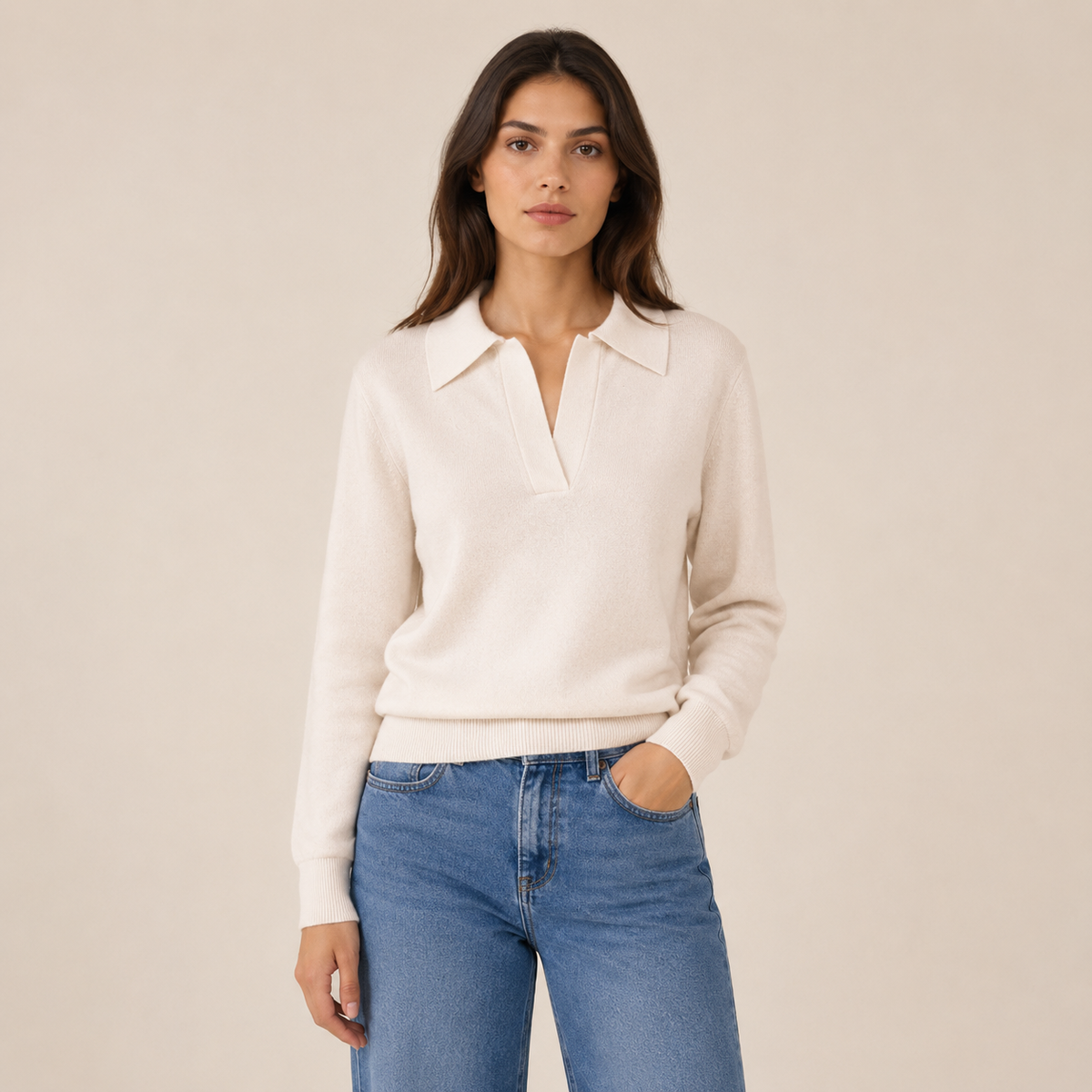 Maglione con colletto