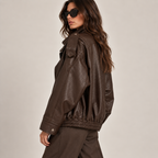 Bomber eco pelle star