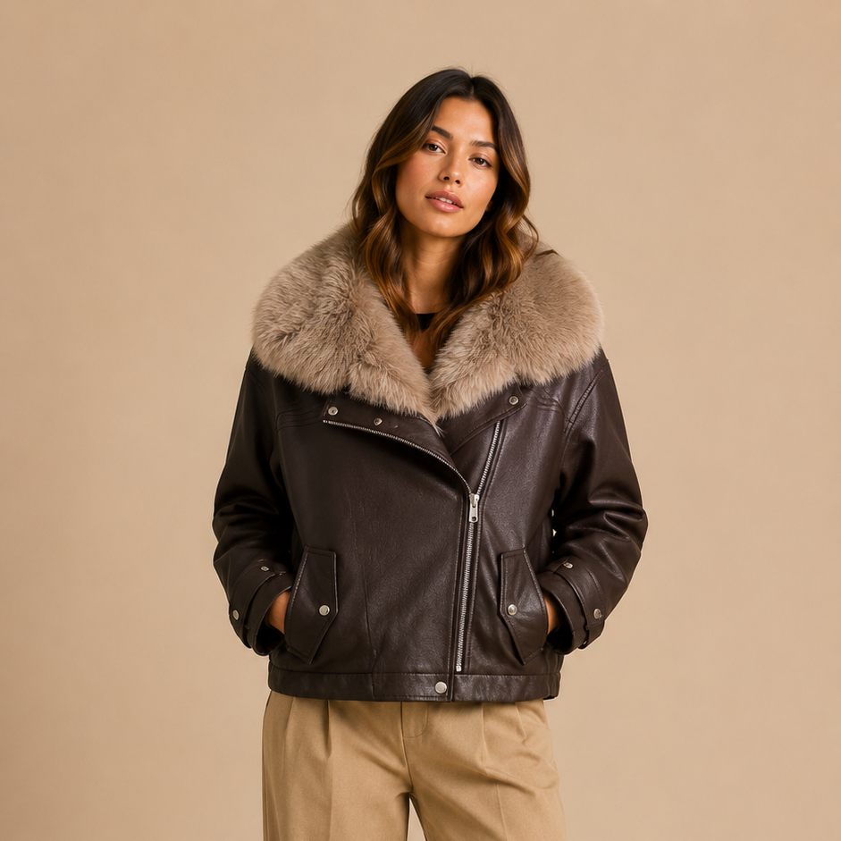 Giacca eco-pelle