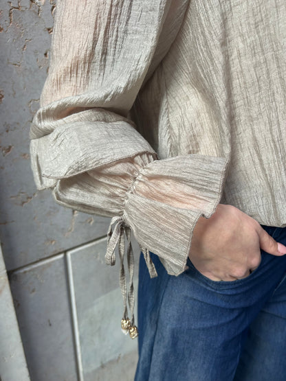 Camicia con volant