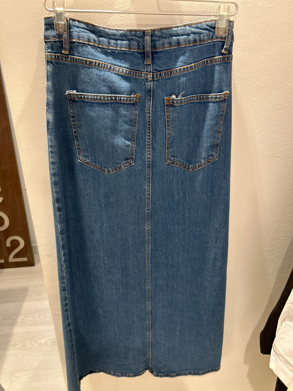 Gonna lunga in denim