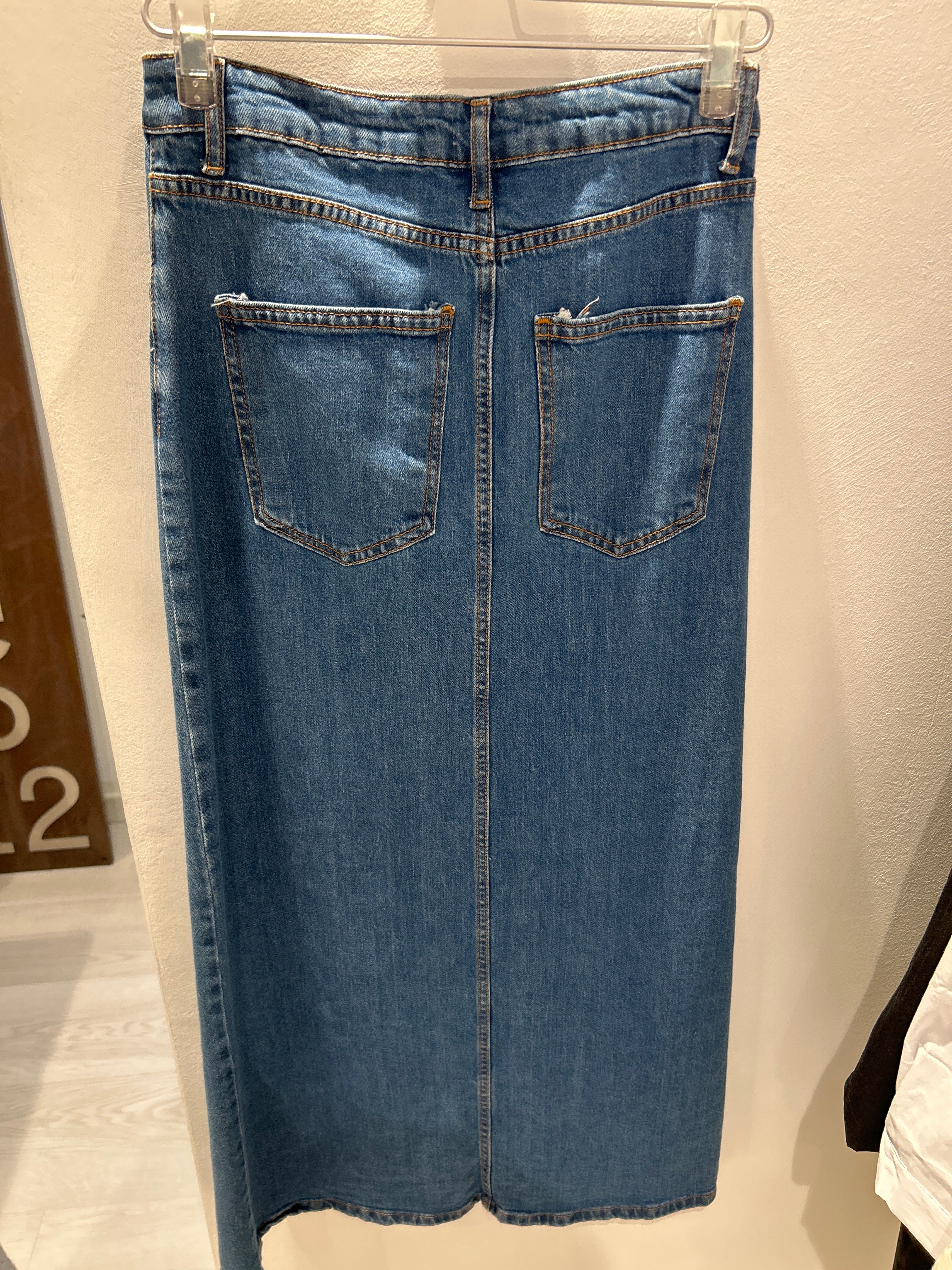 Gonna lunga in denim