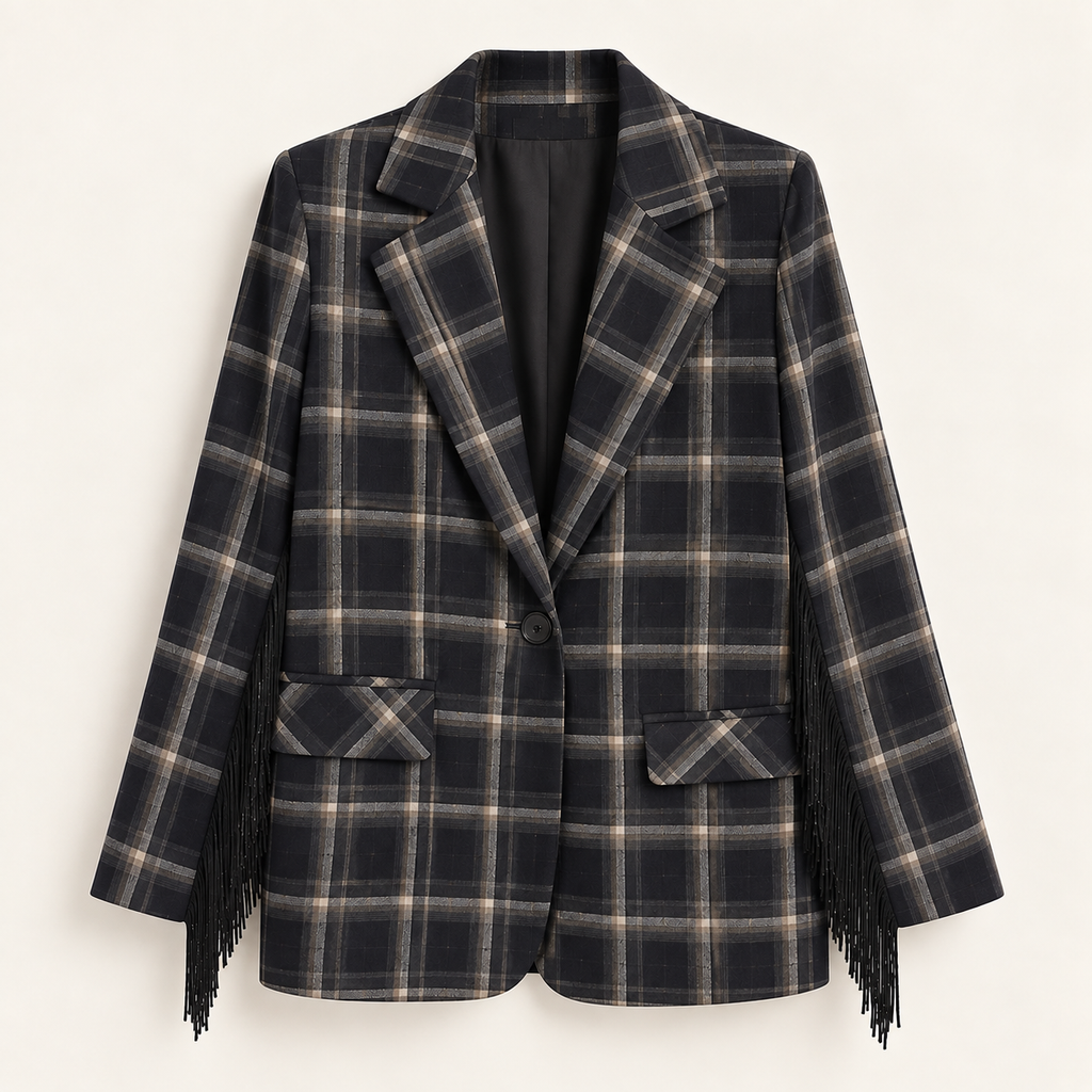 Blazer con frange