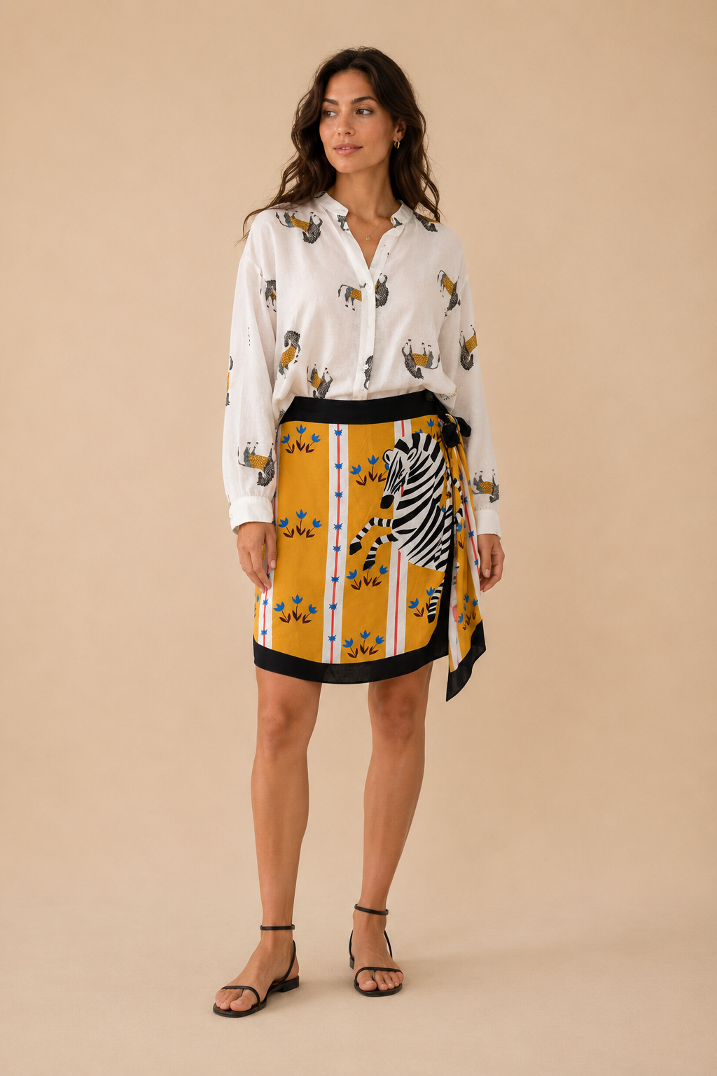Camicia con zebre