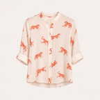 Camicia panna tigri