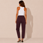 Jeans Momy melanzana
