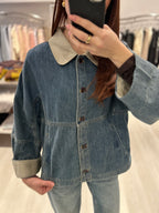 Giacca di jeans con bottoni