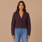 Cardigan con bottoni