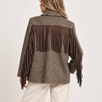 Blazer con frange