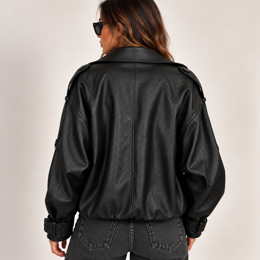 Bomber eco-pelle