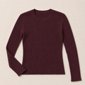Maglia a costine con lurex