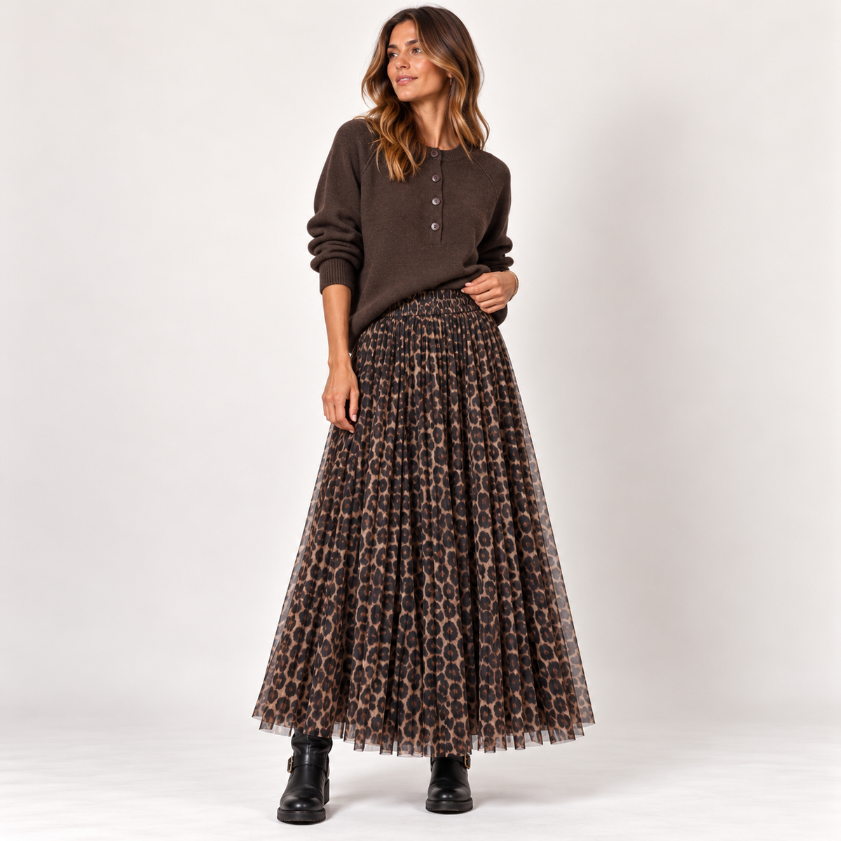 Gonna Tulle Animalier