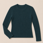 Maglia a costine con lurex