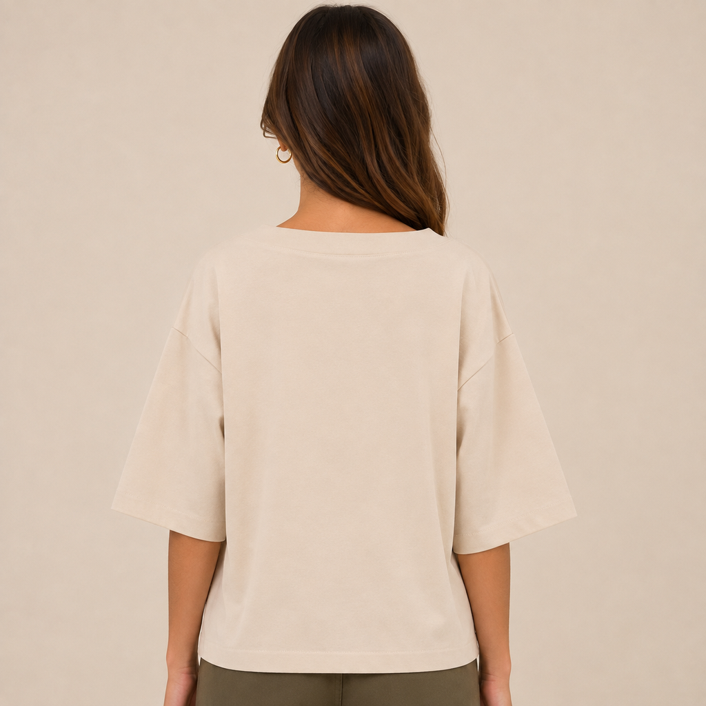 T-shirt over manica corta