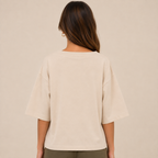 T-shirt over manica corta
