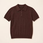 Maglia trama intreccio manica corta