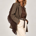 Blazer con frange